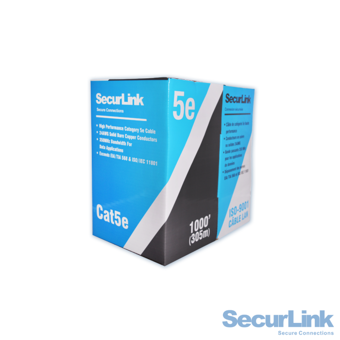 SECURLINK CAT5E INDOOR FT4 CBL-CAT5-1000 SECURLINK CAT5E INDOOR FT4 CBL-CAT5-1000